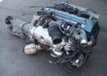 JDM TOYOTA 2JZGTTE VVTI TWIN TURBO 3.0L 6 CYLINDER ENGINE WITH AUTOMATIC TRANSMISSION - Image 3