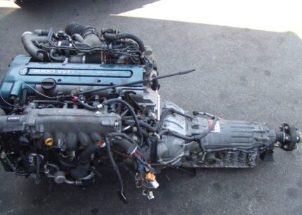 JDM TOYOTA 2JZGTTE VVTI TWIN TURBO 3.0L 6 CYLINDER ENGINE WITH AUTOMATIC TRANSMISSION