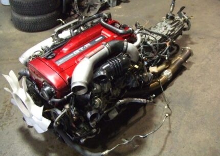 JDM NISSAN SKYLINE GTR RB26DETT R34 ENGINE WITH 6 SPEED GETRAG MT TRANSMISSION