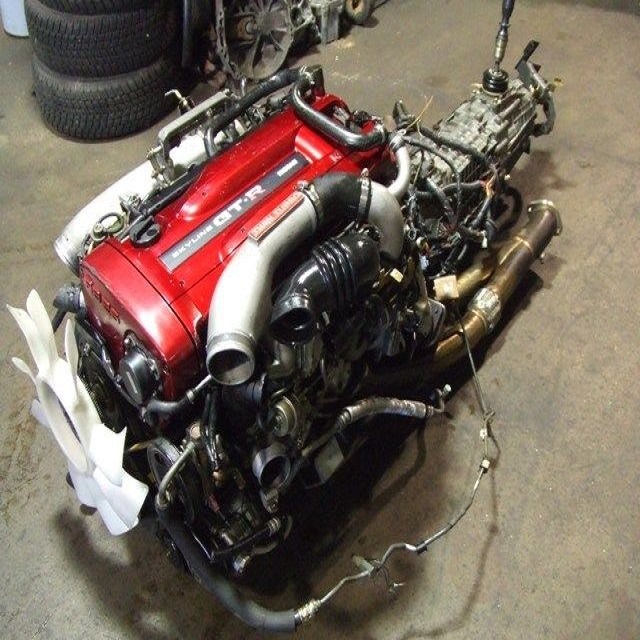 JDM-NISSAN-SKYLINE-GTR-RB26DETT-R34-ENGINE.jpg JDM NISSAN SKYLINE GTR RB26DETT R34 ENGINE BNR34 GTR RB26DET ENGINE RB26 MOTOR - Image 1