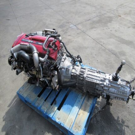 JDM NISSAN SKYLINE R34 GTR RB26DET ENGINE 6 SPEED GETRAG TRANSMISSION RB26DETT