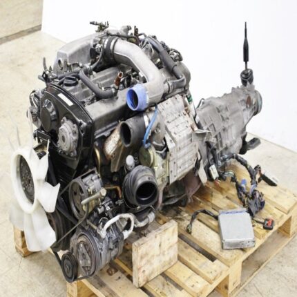 JDM RB25 RB25DET MOTOR 2.5L TURBO ENGINE SKYLINE GTS-T R33 5 SPEED MT TRANS