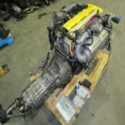 JDM Supra 2JZGTE Twin Turbo Engine 6 Speed V161 Getrag, OS GIKEN PushType