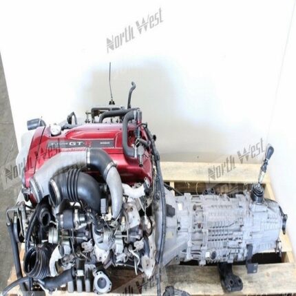RB26DETT R34 MOTOR WITH GETRAG 6 SPEED MT TRANSMISSION FOR SALE