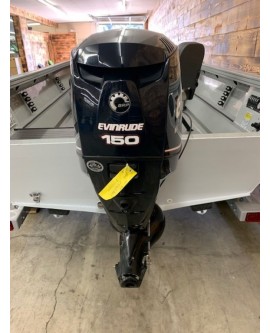 USED 2011 EVINRUDE E-TEC 150 HP JET 25 IN SHAFT OUTBOARD MOTOR