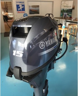 USED 2017 YAMAHA F15CEH 15HP OUTBOARD MOTOR